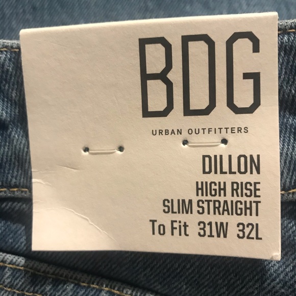 Urban Outfitters High Rise Straight Leg Jeans - Picture 8 of 15